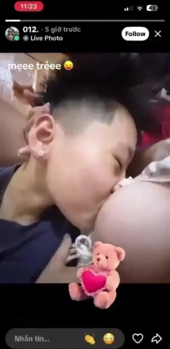 “Cháu cho con chú bú ti à, sao chú thấy nó đăng tiktok” làm gia sư mà lỡ nứng quá🥲