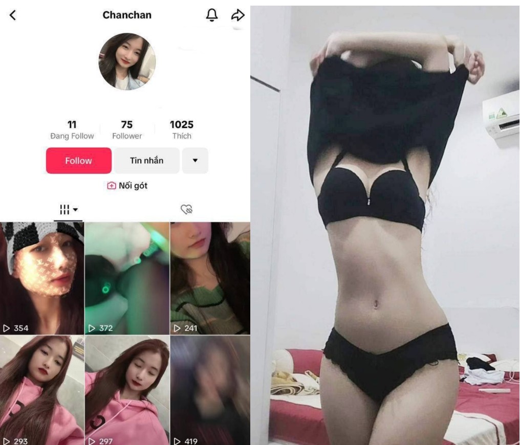 Clip sex Tiktoker Chanchan chịch như gà